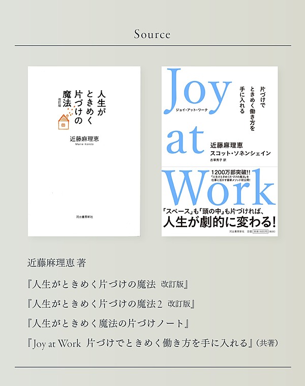こんまり 理想の働き方 生き方を実現する片づけのメソッド