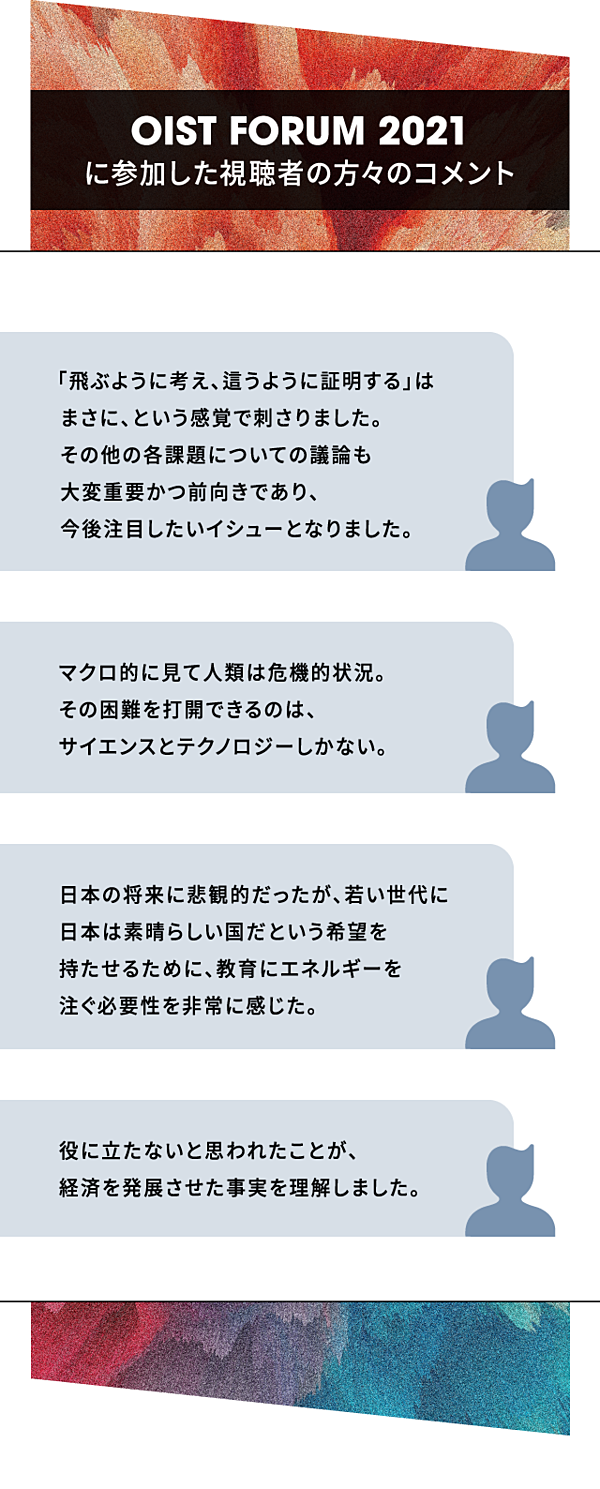 白熱の3日間 科学技術立国には 役に立たない を許容する社会が必要だ