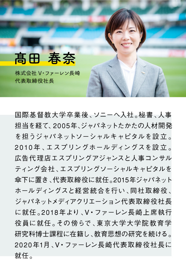 髙田春奈 Jクラブが考える 理想的な 地域経済圏 への貢献とは