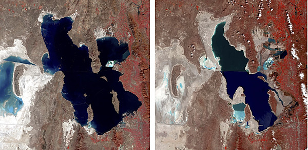 環境 250万人を脅かす グレートソルト湖 消滅 の危機