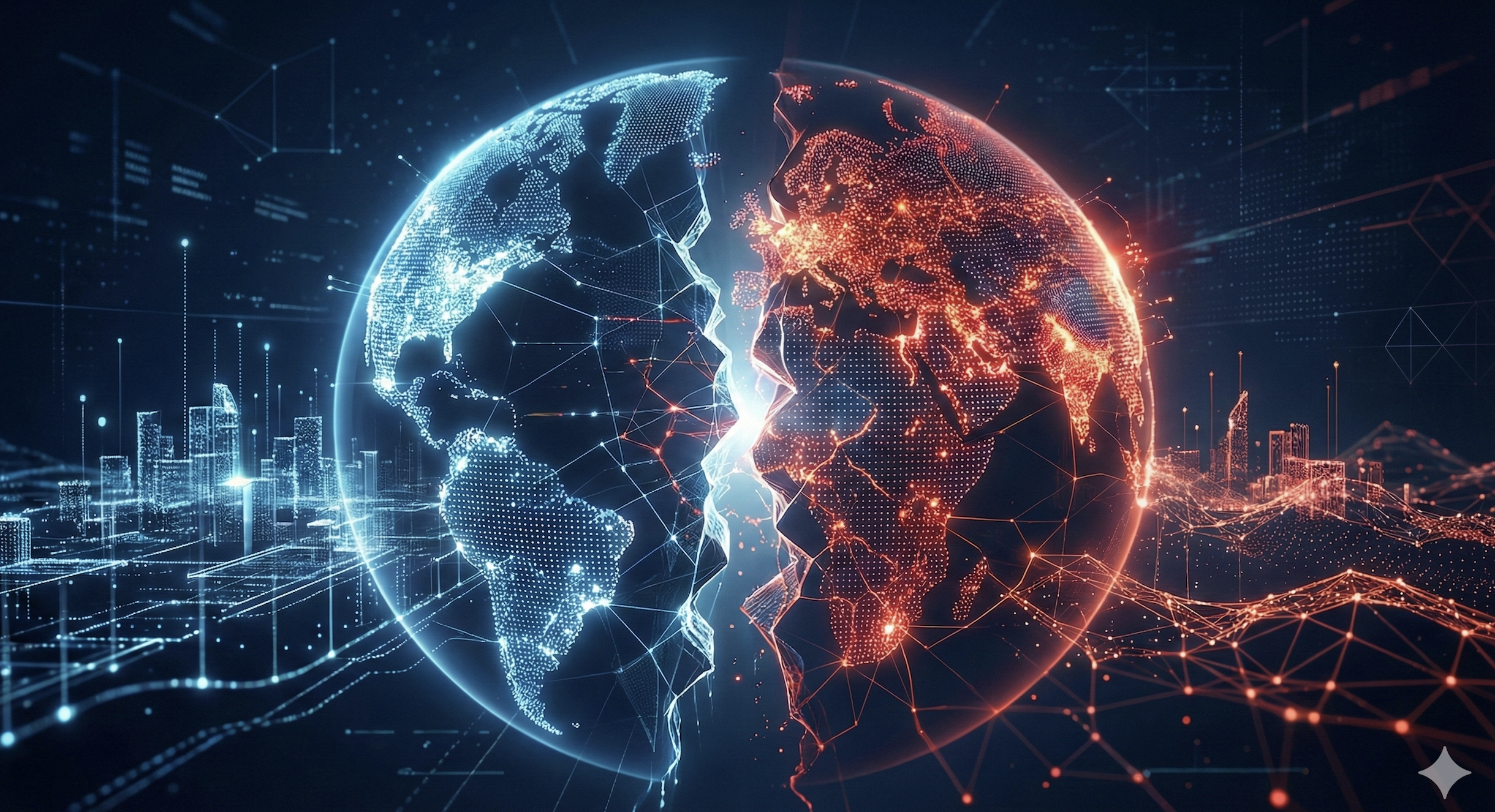 世界を二分するAI経済圏