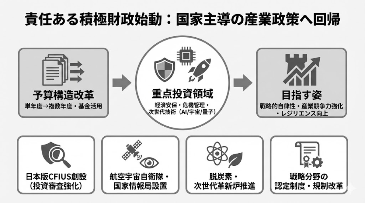 2026年高市政権の施政方針：責任ある積極財政と日本経済の針路