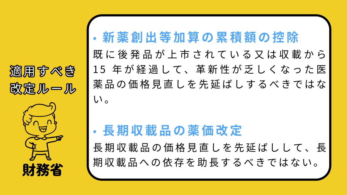 薬価の毎年改定：拡大？廃止？関係者が主張を展開