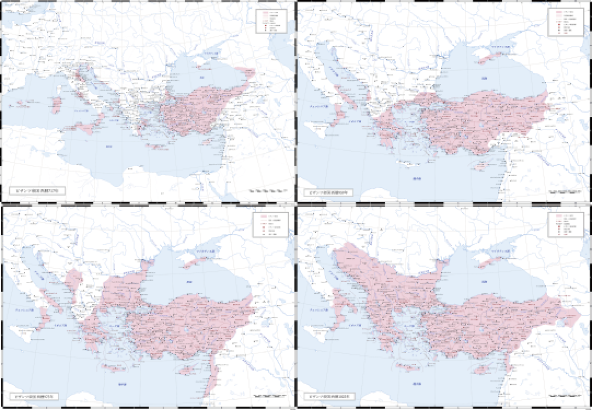 ビザンツ帝国編19：ビザンツ帝国の地図をつくる