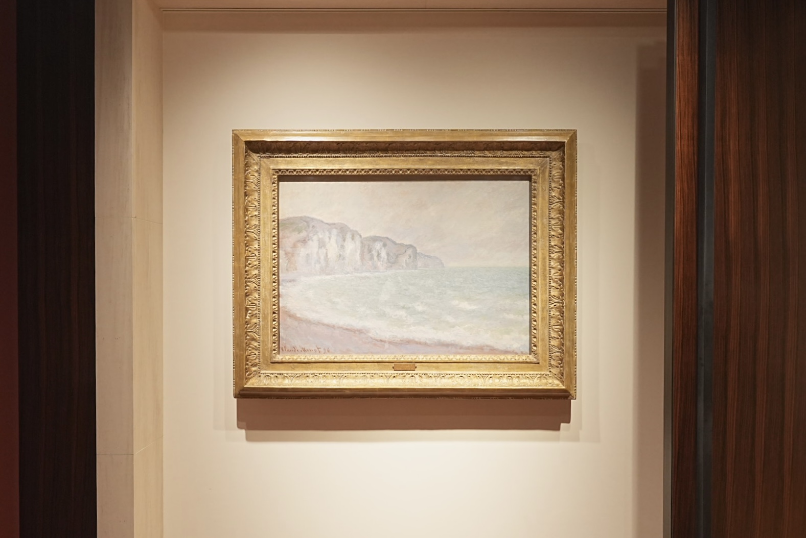 モネ「プールヴィルの断崖」NUKAGA GALLERY